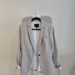 Banana Republic Light Gray Blazer